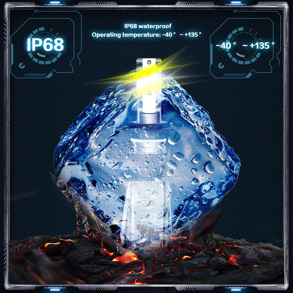 2Pcs 12V 6000K 3000K Auto Car Light LED H4 H7 H11 9006 HB4 H1 HB3 9005 led Headlight Bulb 4300K 60W 9600LM Automobiles Lamp | Автомобили и