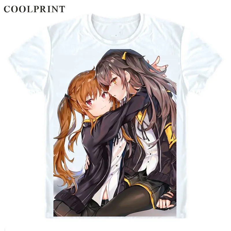 UMP45 игровая футболка для девочек с принтом из аниме Doujinshi Повседневная косплея