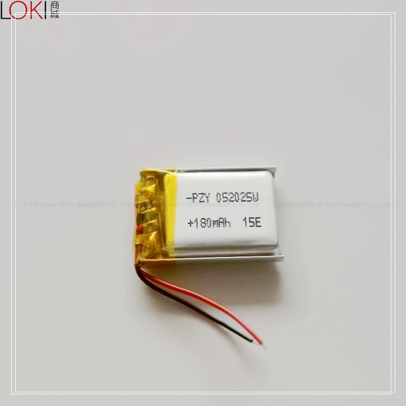 Новинка лидер продаж 502025 литий-ионный полимерный аккумулятор 3 7 в 180 мАч Bluetooth