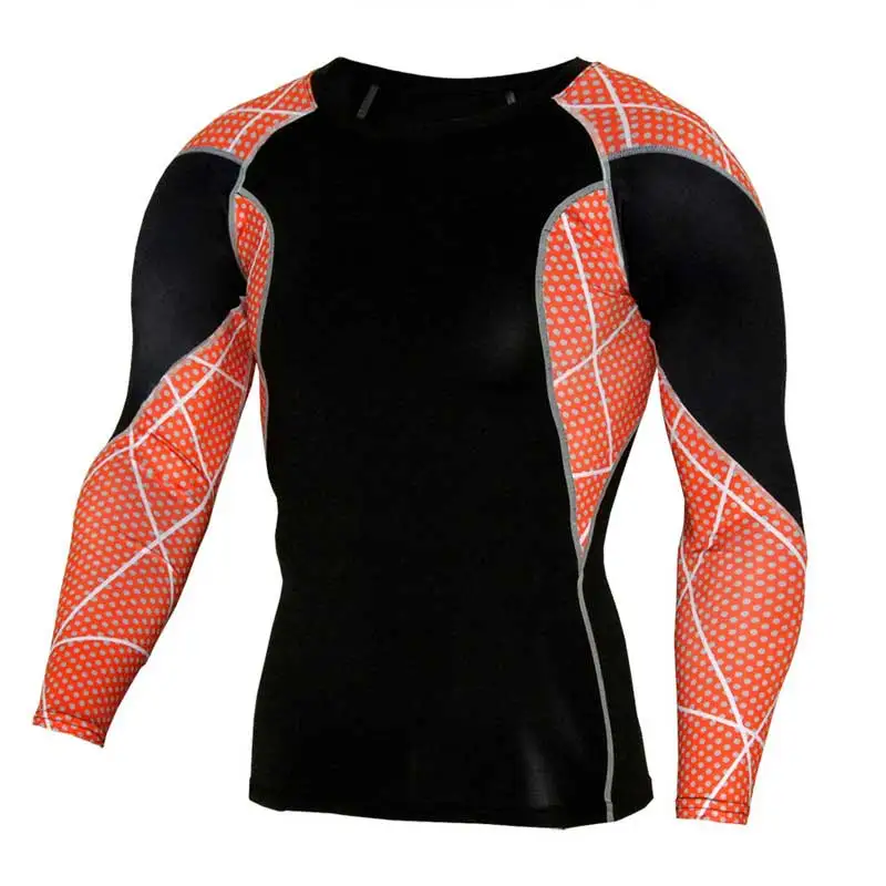 Мужская быстросохнущая Спортивная футболка для занятий фитнесом Yogaing Compress