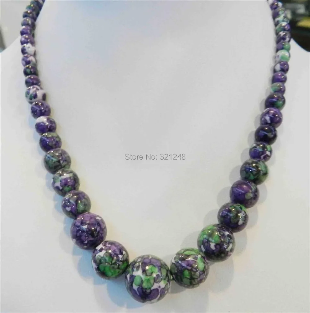 Новая мода 6 14 мм Разноцветные турецкие calaite бирюзой камень круглые бусины нити