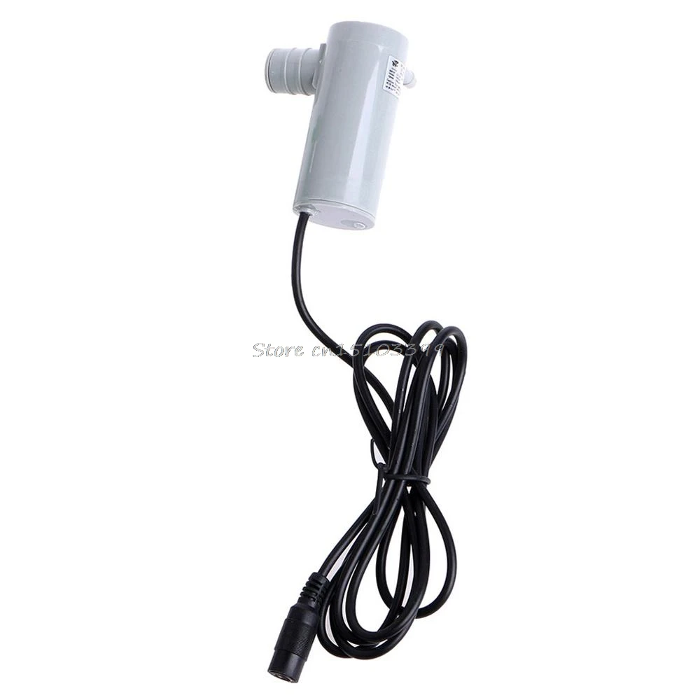 12V Gray DC 12 В 19 Вт погружной водяной насос высокий подъем 9 м 500л/ч Автомойка ванная фонтан погружные водяные Насосы Прямая поставка - Напряжение: 12V Gray