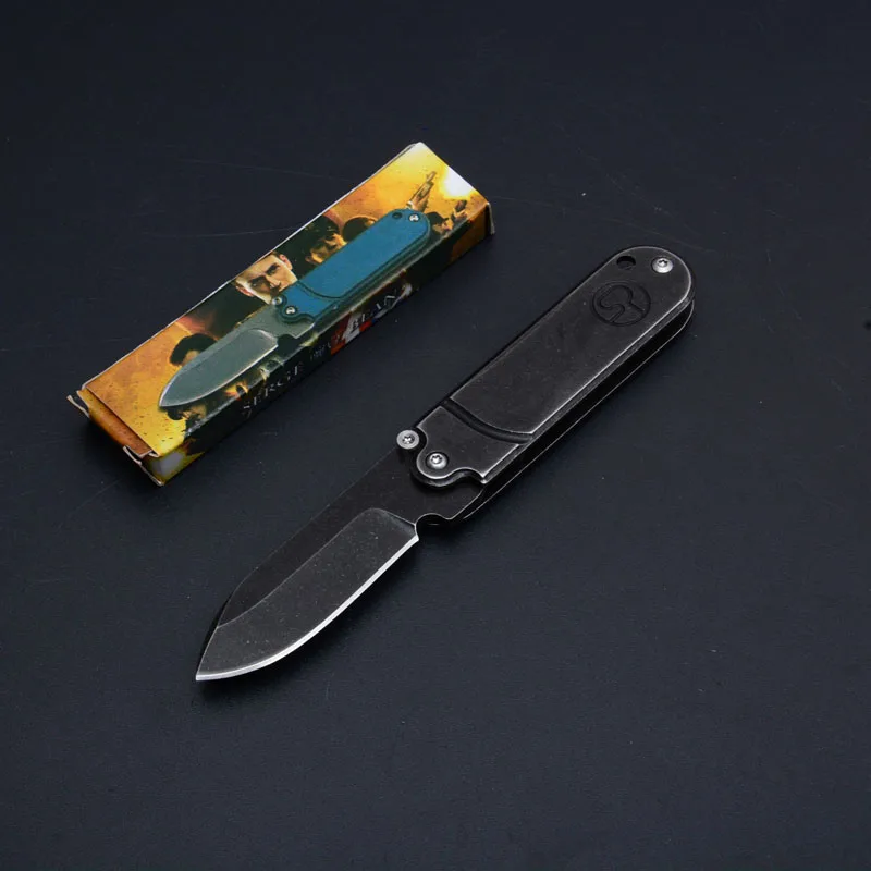 Hysenss мини Bean титановый тактический складной нож для кемпинга охоты выживания спасательный Карманный EDC Keychian инструменты