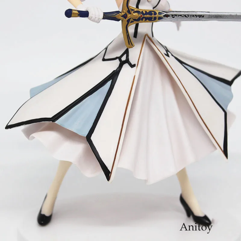 Fate Stay Night Saber белый костюм фигурка 1/8 Масштаб Окрашенные Ver. Лилия ПВХ фигурка коллекционная игрушка 18 см KT4084