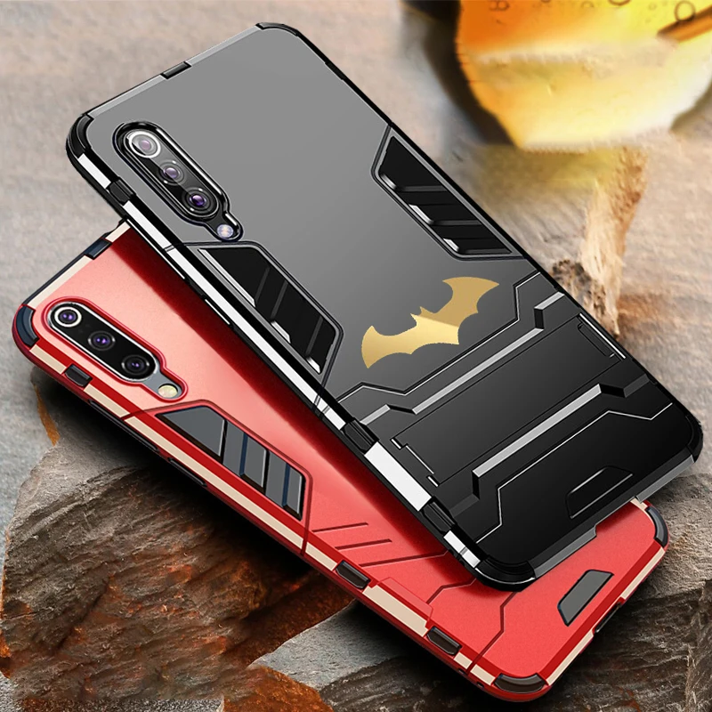 Чехол Летучая мышь с подставкой для samsung Galaxy S9 S10 Plus S10e Note 9 samsung A70 A50 A30 M30 M20 ударопрочный чехол из ТПУ+ ПК прочная крышка