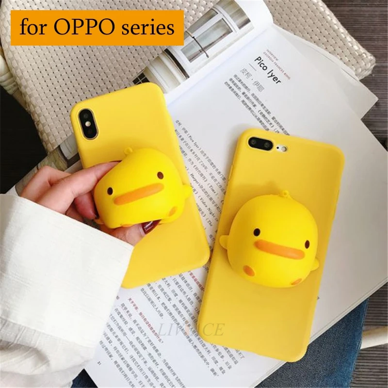 Мягкие 3d Желтая Утка силиконовый чехол для oppo r15 pro r11 r11s r9 r9s плюс f5 f7 a3s a57 a39 a59 a37 a71