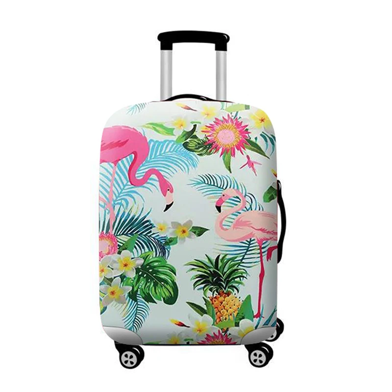 Защитный чехол на чемодан OKOKC Flamingo растягивающийся для S / M L XL подходит чехлов 18 32