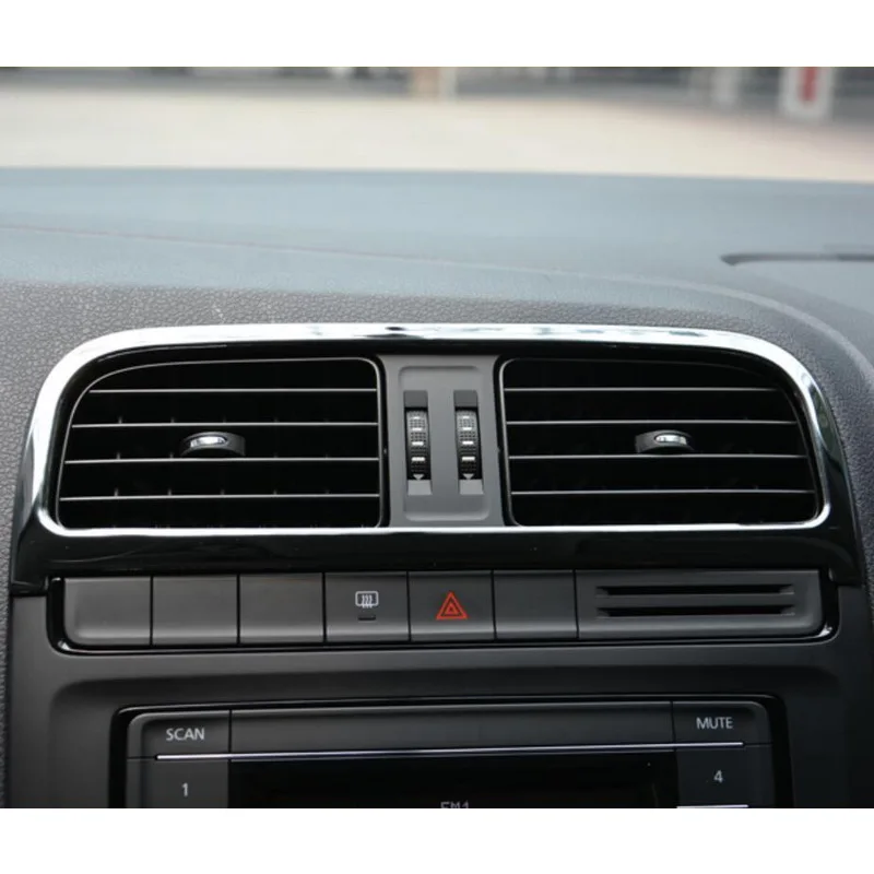 Tonlinker Обложка Наклейка s для VW Volkswagen Polo 2011 17 Стайлинг автомобиля 1 шт. нержавеющая