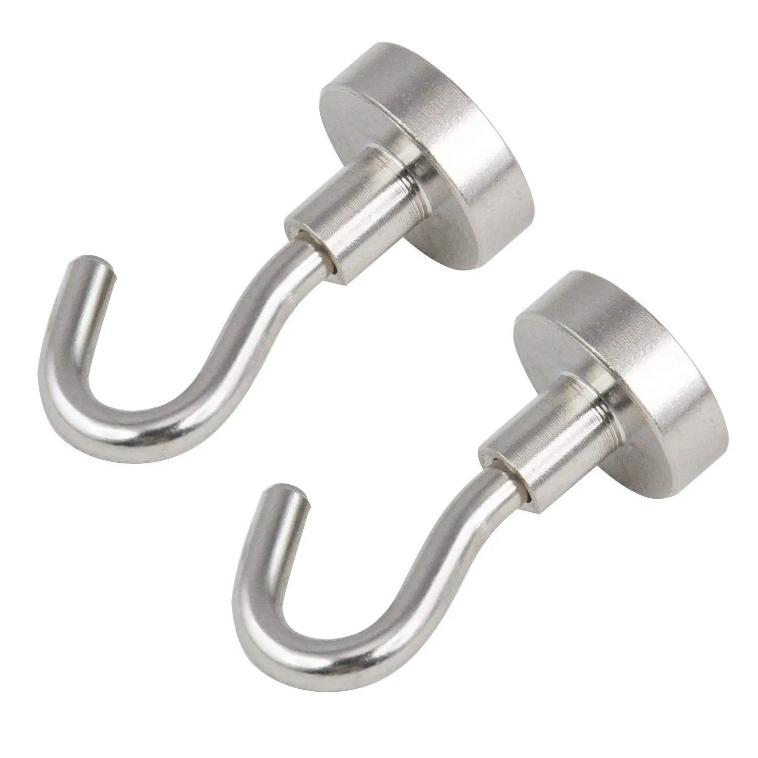 Magnetic Hooks - Holds Up To 500g Strong Magnets 2 pcs |