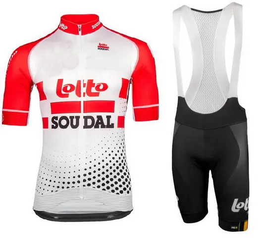 2019 LOTTO SOUDAL PRO команда с коротким рукавом Велоспорт Джерси летняя одежда для