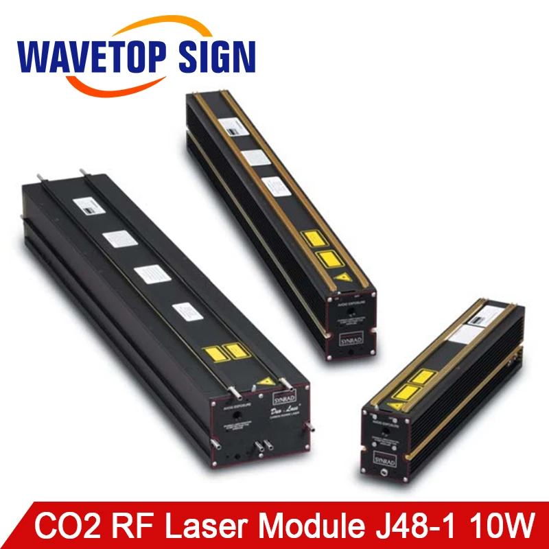 WaveTopSign CO2 RF лазерный модуль Synrad 10 Вт лазерная трубка металлическая SYNRAD J48 1