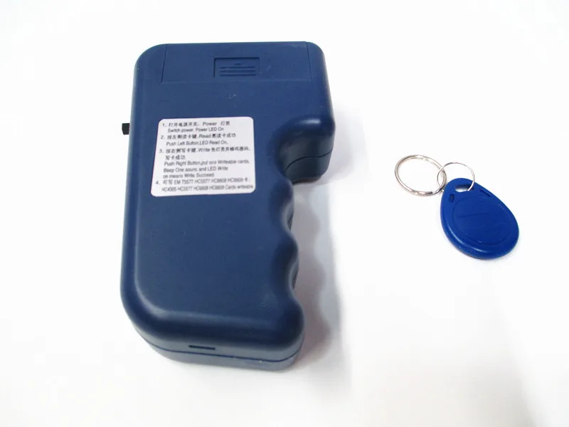 Английский RFID ручной 125 кГц EM4100 ID карта копир писатель Дубликатор с 5 записываемых