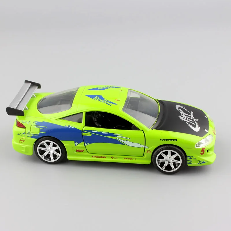 1:32 весы jada Brian Mitsubishi Eclipse Turbo 1995 Форсаж Металл dieca| |