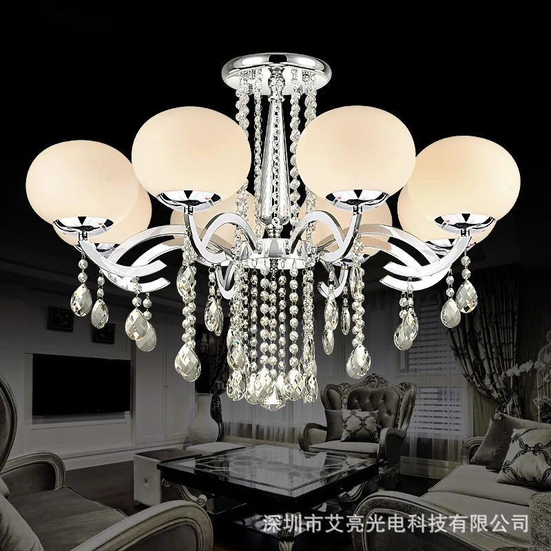 Простой кристалл круглый подвесной светильник led hanglamp Лофт Декор лампы