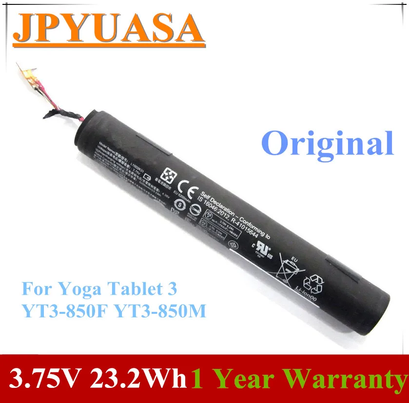 7xinbox 3 75 в 6200 Вт ч мАч Оригинальный аккумулятор для ноутбука L15D2K31 Lenovo Yoga Tablet YT3 850F