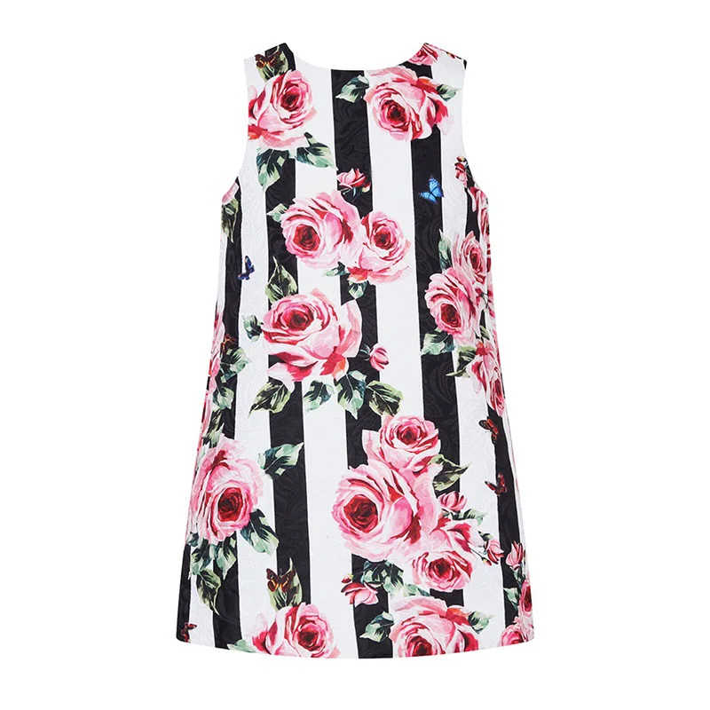 Платье с цветочным рисунком для девочек костюм принцессы Одежда маленьких