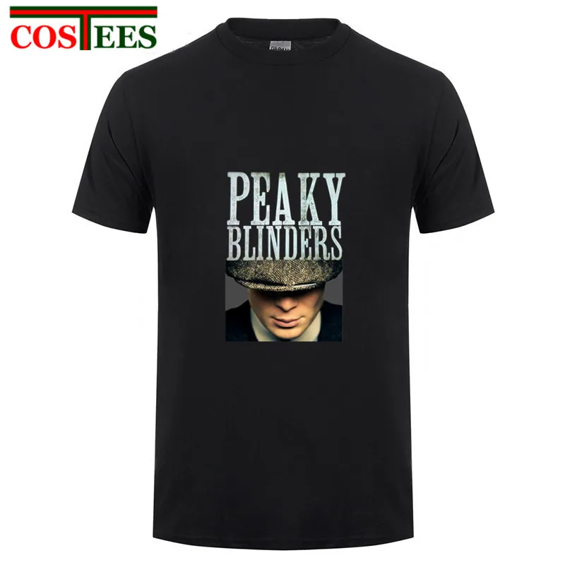 2018 vestido по заказу Peaky Blinders Футболка Мужская винтажная Shelby Bros футболка Blinder Ретро