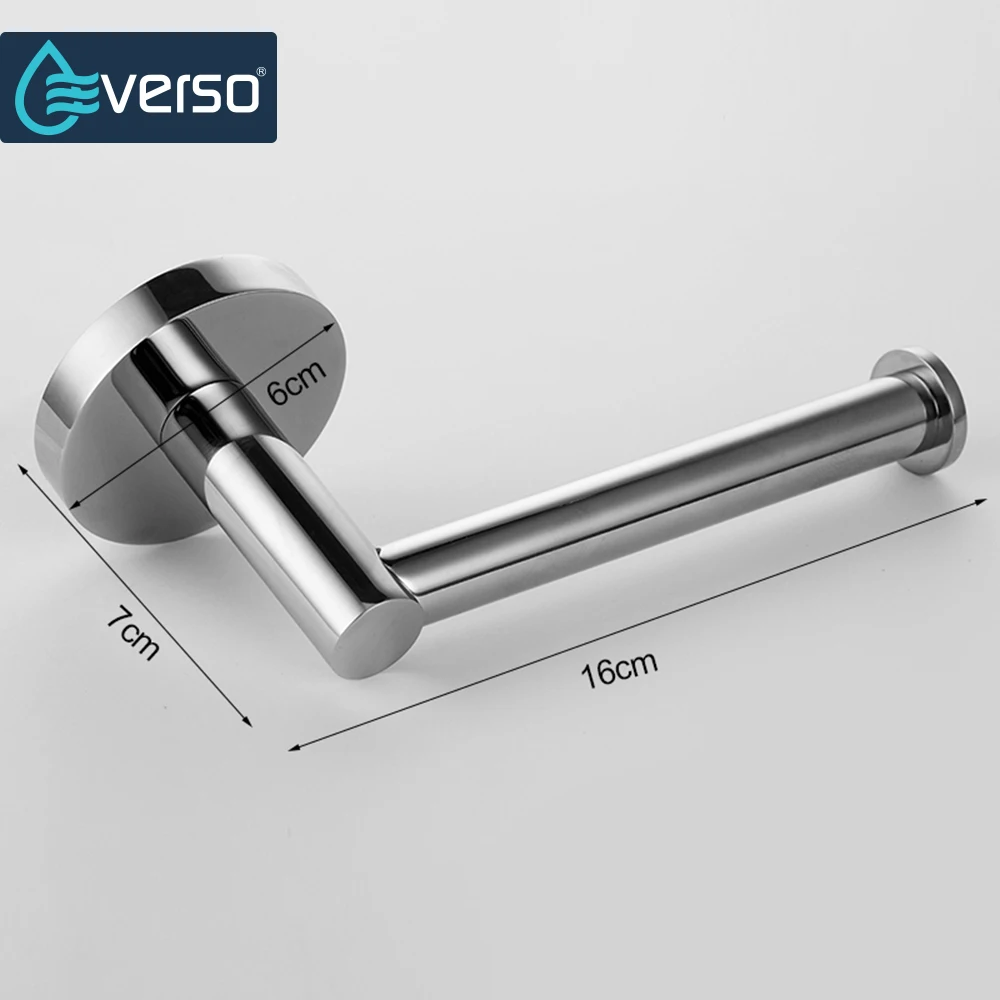 

EVERSO SUS 304 Stainless Steel Toilet Paper Holder Toilet Roll Holder WC Paper Holder Bathroom Accessories