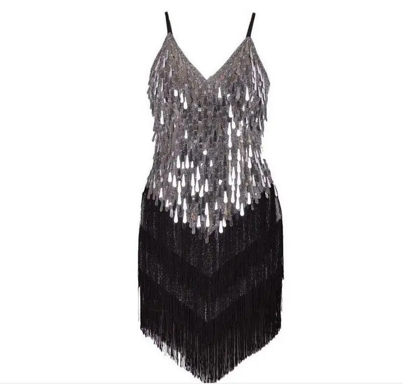 Женское платье с V-образным вырезом без рукавов | Женская одежда