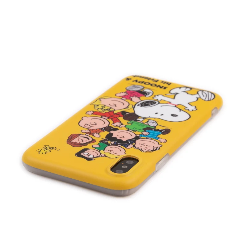 Luxury Matte IMD Soft Silicone Cover for iPhone case 7 Plus 8 XR X 10 XS Max 6 6S Cute Cartoon Dog kawaii Happy Family boy Coque |