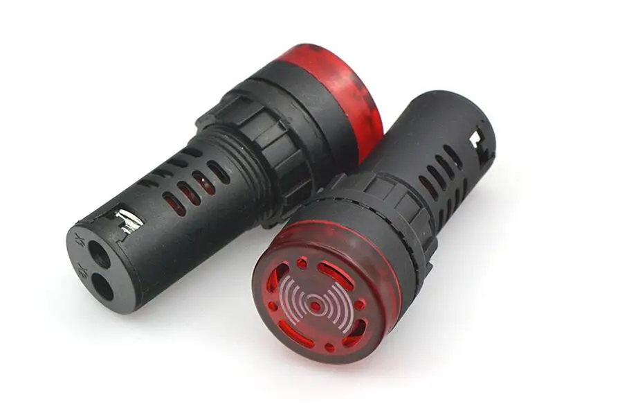 Звуковой мигающий зуммер звуковой и светильник вой сигнал 22 мм 24 В | Лампы