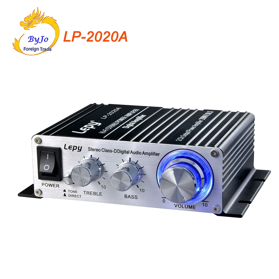 Lepy LP 2020A HiFi цифровые мини Аудио Стерео усилители 20Wx2 домашний автомобильный