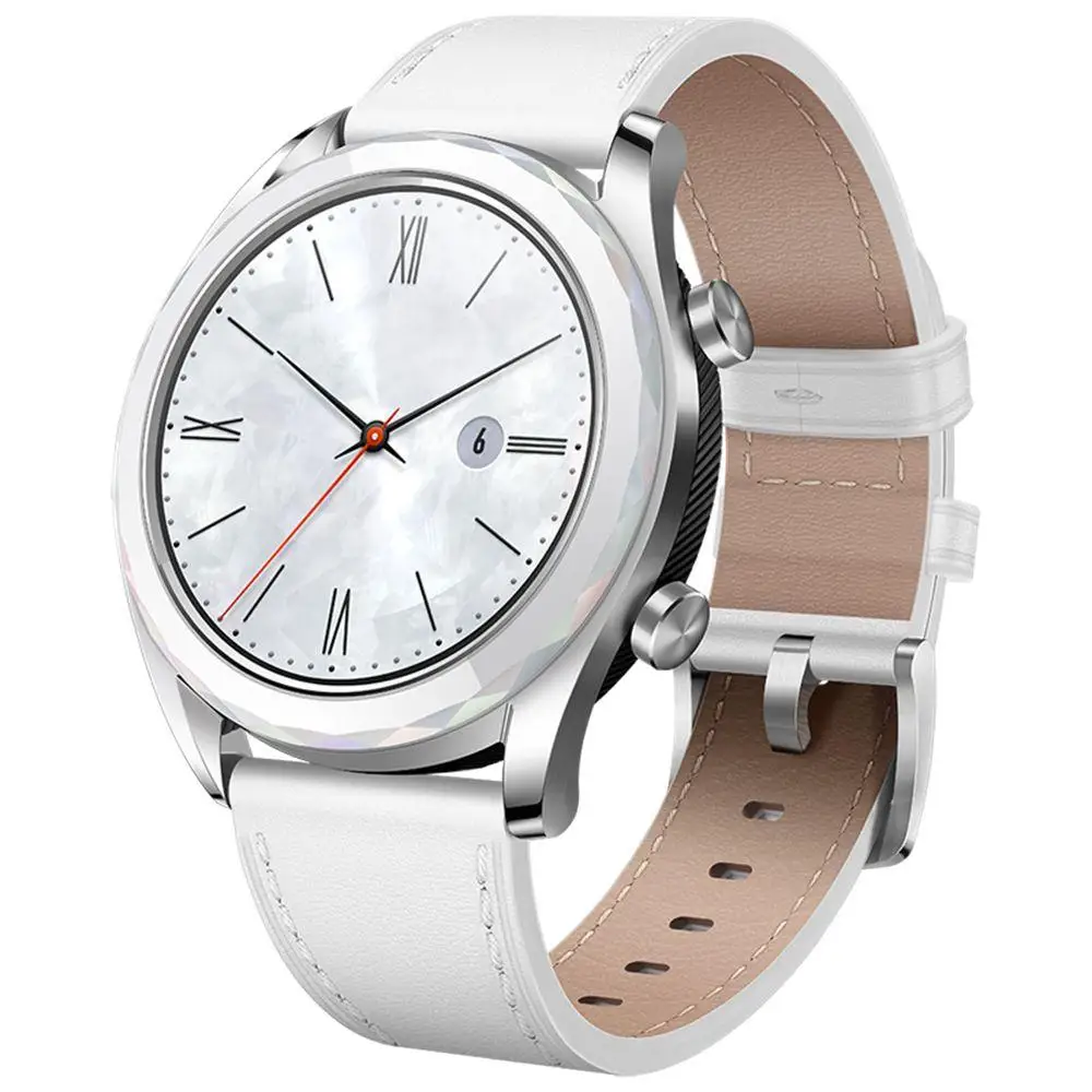 elegant white Huawei Watch GT Смарт часы Поддержка gps элегантный/vigor NFC 14 дней Срок службы батареи 5 атм водонепроницаемый телефонный Звонок трекер сердечного ритма - Цвет: elegant white