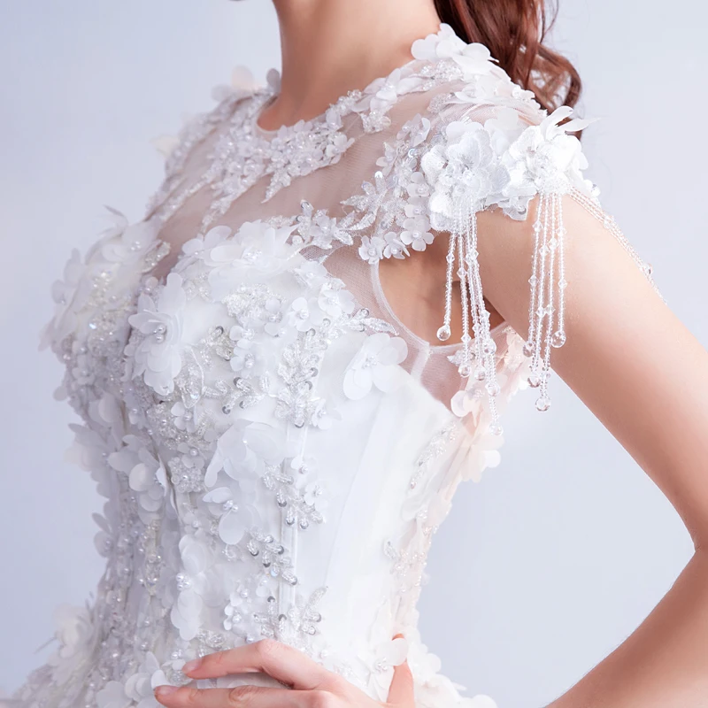 SOCCI Weekend французские элегантные свадебные платья принцессы аппликации кружевные