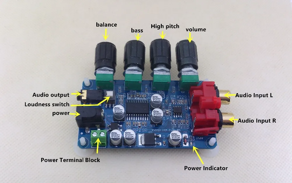 NEW Tone board LM1036 NE5532 Preamp Module DIY |