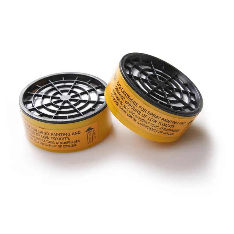 1 шт. один картридж противогаз + 2 коробка фильтров антивирусные маски Химическая