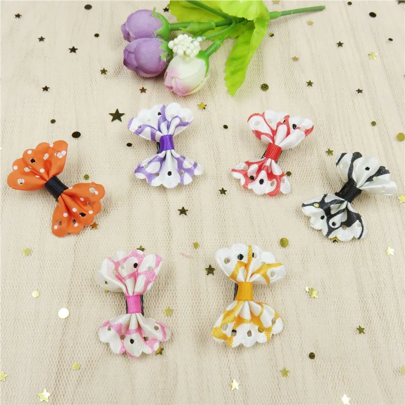 2 шт./лот полая бабочка небольшой заколка в виде бантика для девочек ручной работы