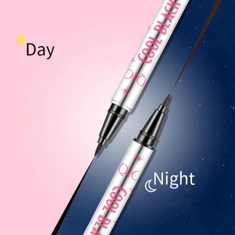 Супер черный Водонепроницаемый жидкая подводка для глаз карандаш ручка