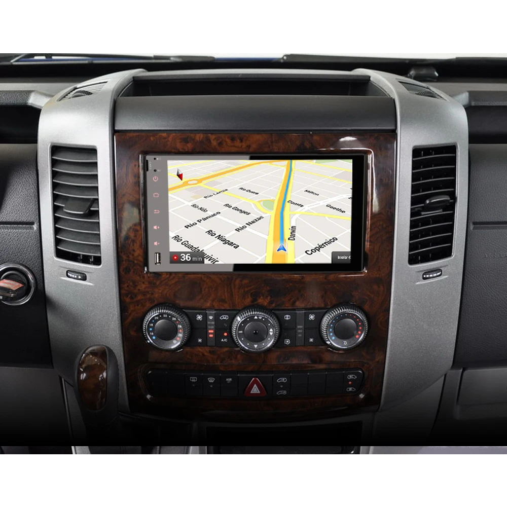 9 &quotAndroid 8 1 DAB + автомагнитола GPS OBD Φ зеркальная связь Bluetooth для Mercedes A/B klase Sprinter Viano