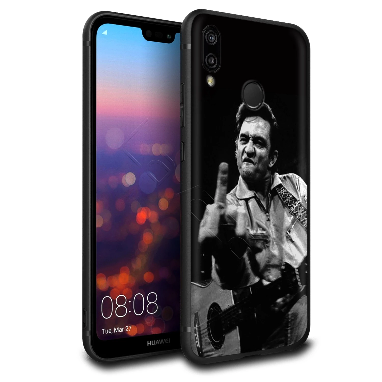 Чехол Lavaza с изображением Джонни наличных среднего пальца для Huawei P30 P20 P10 P9 P8 Mate 20 10