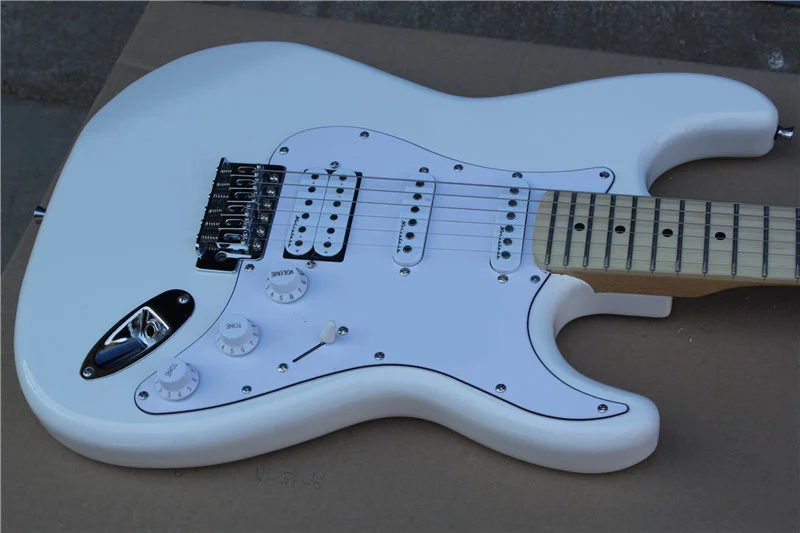New arrival white electric guitar custom store free shipping! | Спорт и развлечения