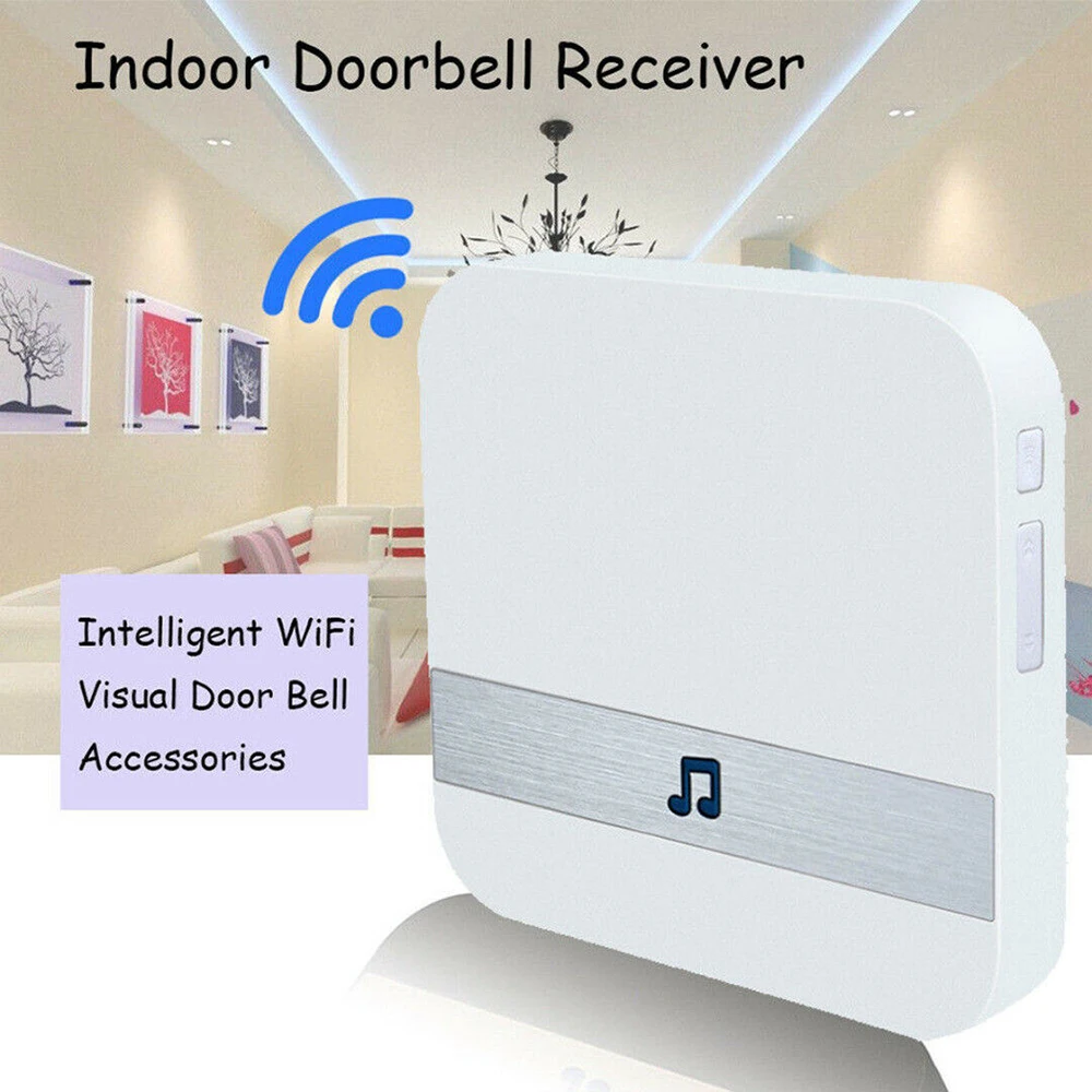 Smart Wireless WiFi 110dB Doorbell Chime Receiver Ding Dong Wifi Camera Low Power Consumption Home Door bell | Безопасность и
