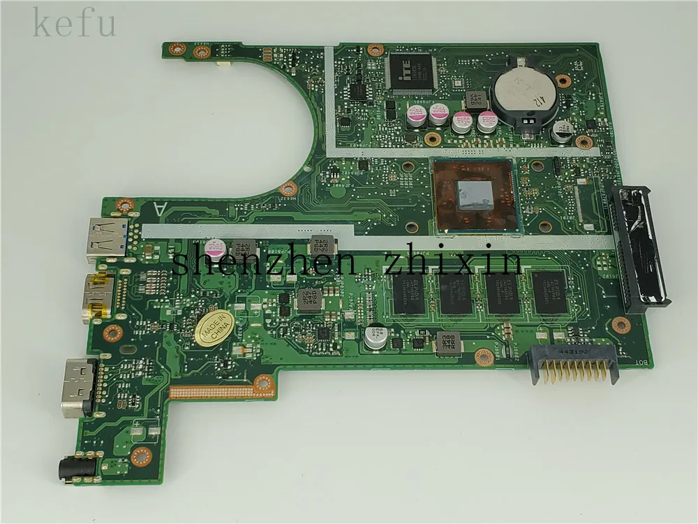 Материнская плата для ноутбука ASUS F200M X200MA K200MA 4 Гб ОЗУ процессор N2815 хорошо