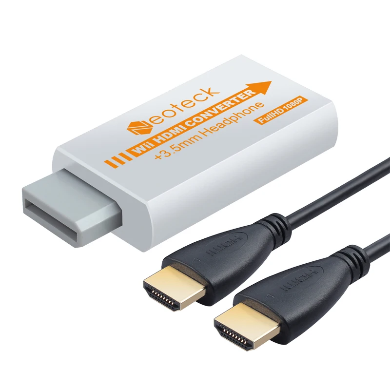 ESYNiC для nintendo wii HDMI конвертер в 2HDMI 720 P/1080 P видео адаптер 3 5 мм аудио | Электроника
