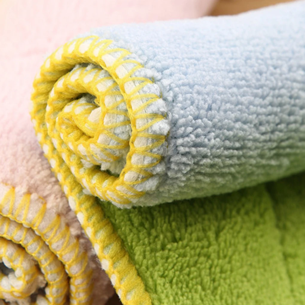 Новые двухсторонние полотенца для посуды из микрофибры уплотненная ткань блюдо антипригарное масло абсорбент кухонные полотенца