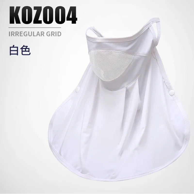 white mask Женская маска Кепка для гольфа бейсбольная мотоциклетная спортивная защита от солнца дождевая Женская Солнцезащитная шляпа козырек УФ маска с козырьком уличная - Цвет: white mask