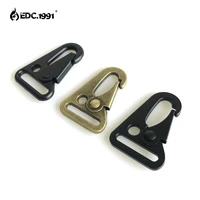 wholesale olecranon shape tactical molle carabiner hook buckles with key ring hanging belt buckle outdoor tool hiking travel kit