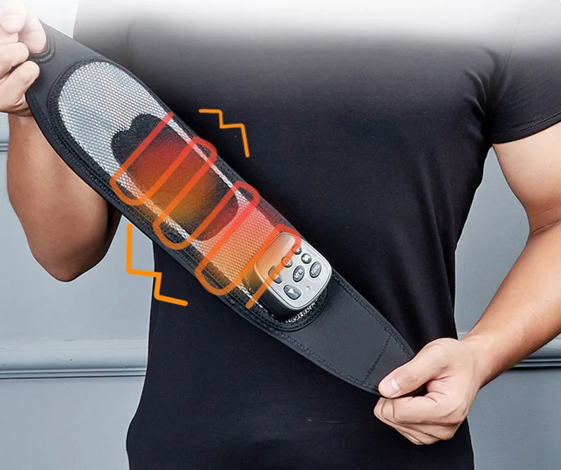 Comprar HANRIVER-masajeador De Calor De Alta Calidad, Instrumento De Terapia De Muñeca Para Aliviar La Fatiga De Las Manos, Enfermería, Vibración, Cinturón De Masaje De Muñeca Para La Salud