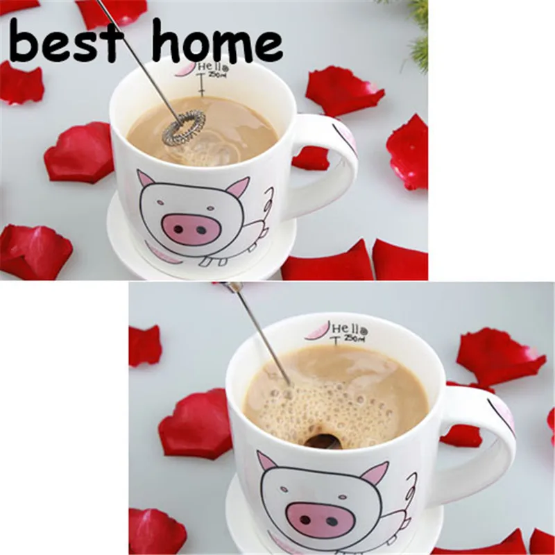 Desear лучший домашний Кофе молочный напиток Электрический Взбейте Смеситель Frother