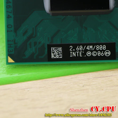 Бесплатная доставка intel cpu Ноутбук Core 2 Duo T7800 4M Socket 479 cache/2 6 GHz/800/двухъядерный