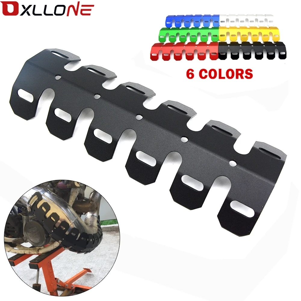 Глушитель выхлопной трубы для внедорожников защита труб теплозащита Kawasaki KX KLX KFX