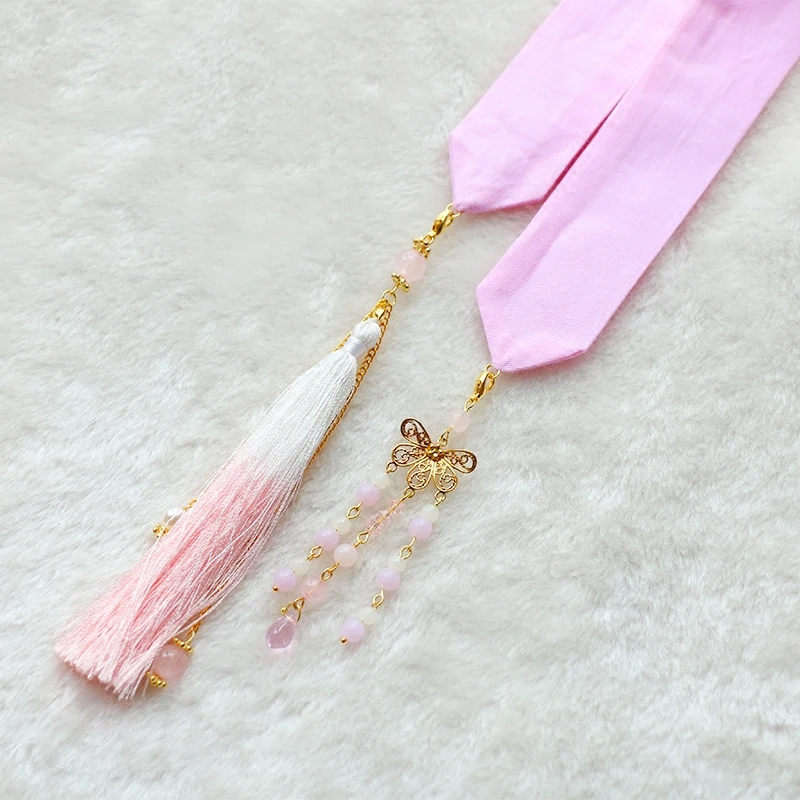 

Wai ancient han an important daily ribbon tassel pendant costume hair lead the act the role of belt fairy