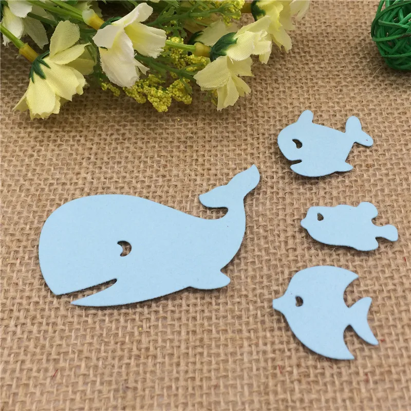 Металлические трафареты для вырезания рыбы скрапбукинга сделай