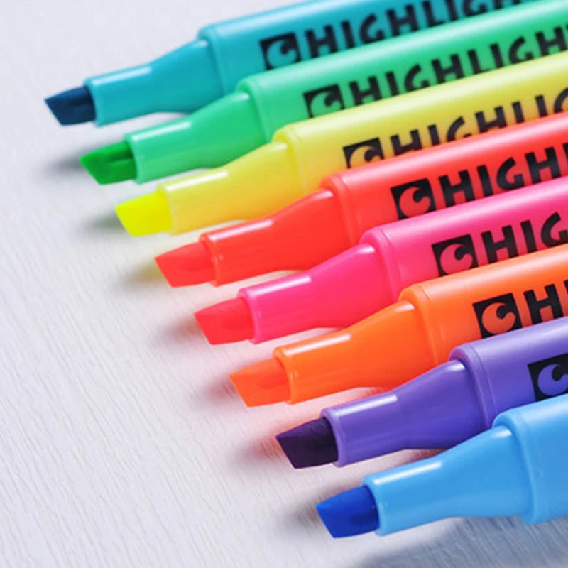 Копировальный маркер высокие светлые ручки красный розовый желтый promarkers флуоресцентный эскиз маркеры Кисть ручка Рисование манга анимация товары для рукоделия