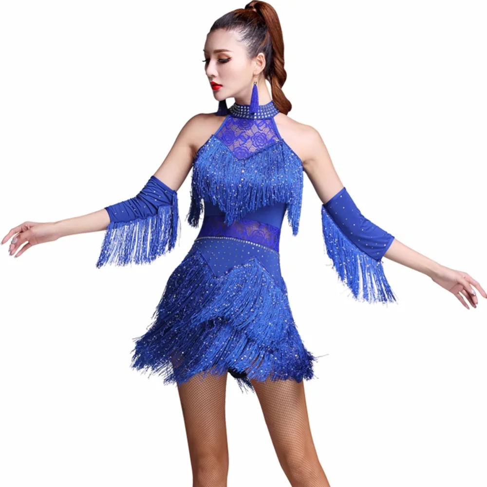 Новинка 2017 года профессиональный костюм для латиноамериканских танцев женщин