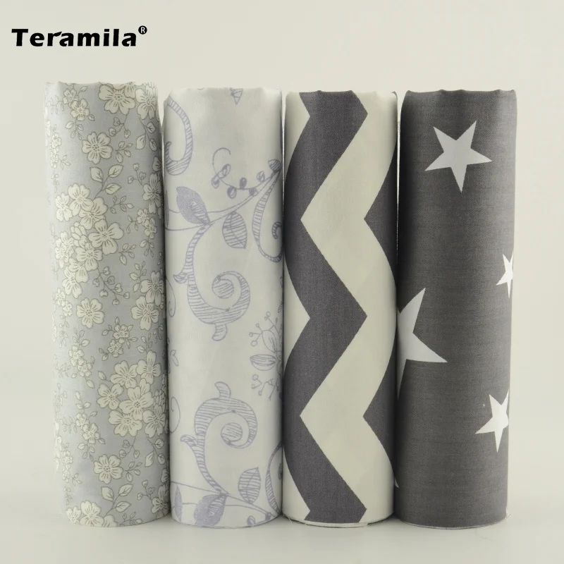 Хлопок teramila FabricFloral/star/wave дизайн 40 см x 50 настольная одежда 4 шт материалы для